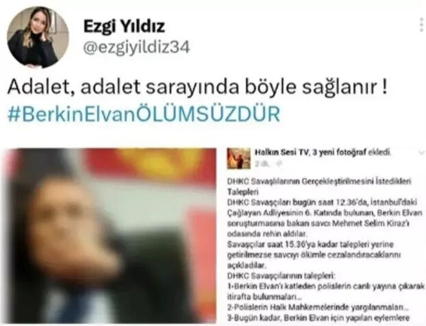 Savcı Mehmet Selim Kiraz'ı şehit eden teröristleri öven Ezgi Yıldız, CHP'li Gökhan Günaydın'ın aracında - 1. Resim