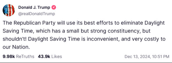 Trump'tan yaz saati uygulaması hakkında kritik açıklama! Türkiye yaz saati uygulamasını yıllar önce kaldırmıştı Trump'tan yaz saati uygulaması hakkında kritik açıklama! Türkiye yaz saati uygulamasını yıllar önce kaldırmıştı - 2. Resim