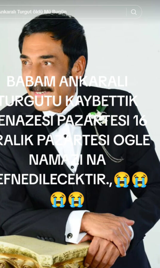 Bir süredir kanser tedavisi görüyordu! Ankaralı Turgut hayatını kaybetti Ankaralı Turgut'tan acı haber! Hayatını kaybetti - 3. Resim