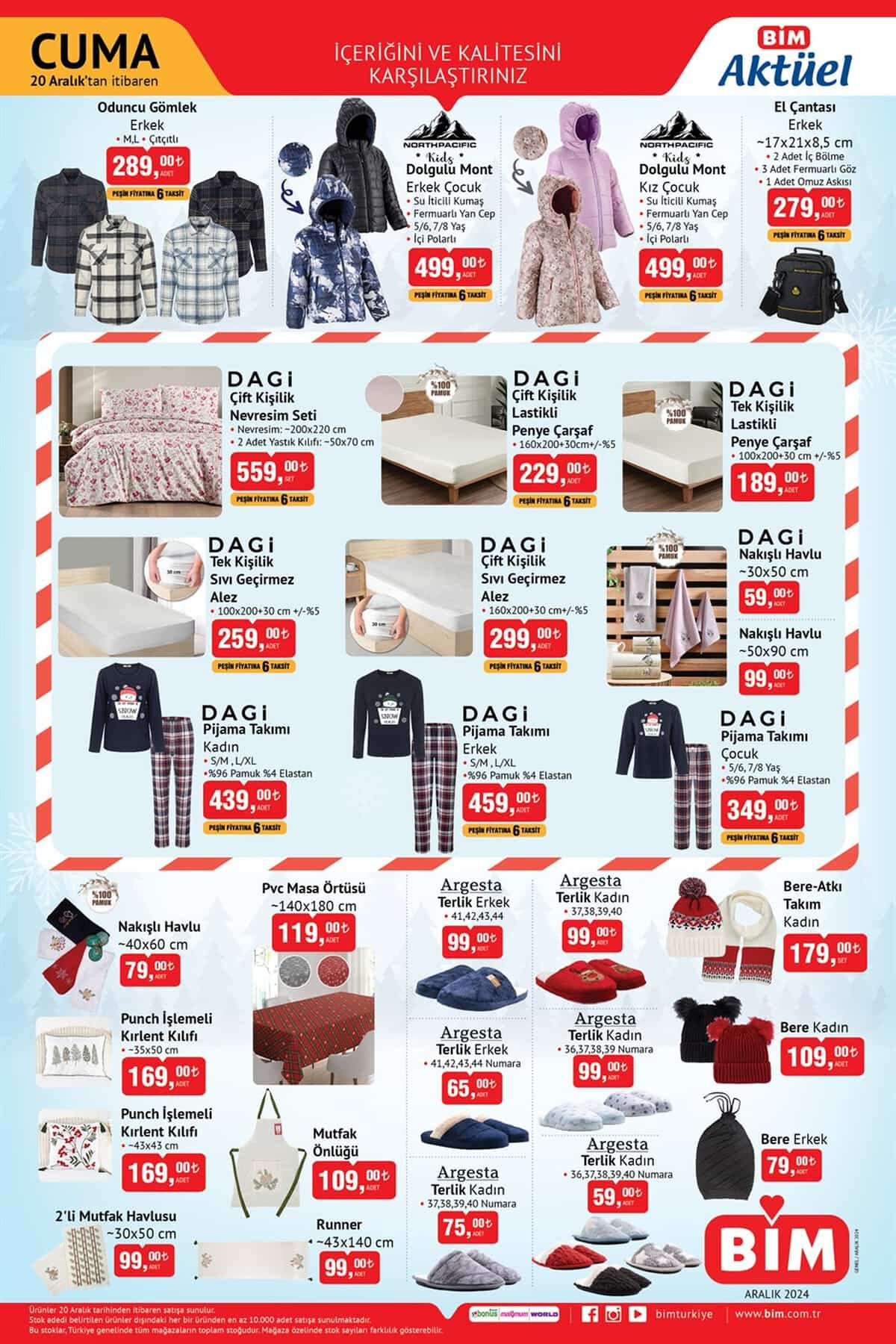 BİM 20 Aralık 2024 aktüel kataloğu: Ev gereçlerinden gıda ürünlerine bir çok fırsat - 2. Resim