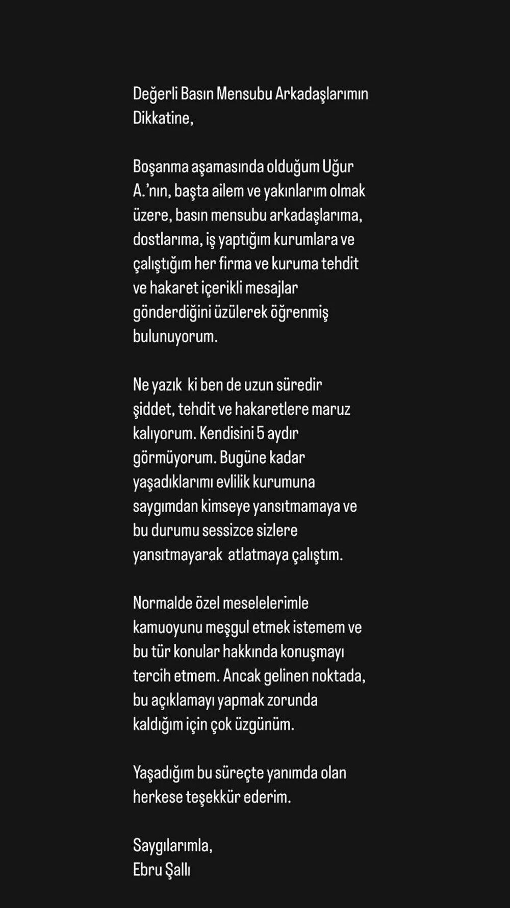Uğur Akkuş’la boşanma sürecindeki Ebru Şallı’dan şoke eden itiraf! "Uzun zamandır..." - 4. Resim