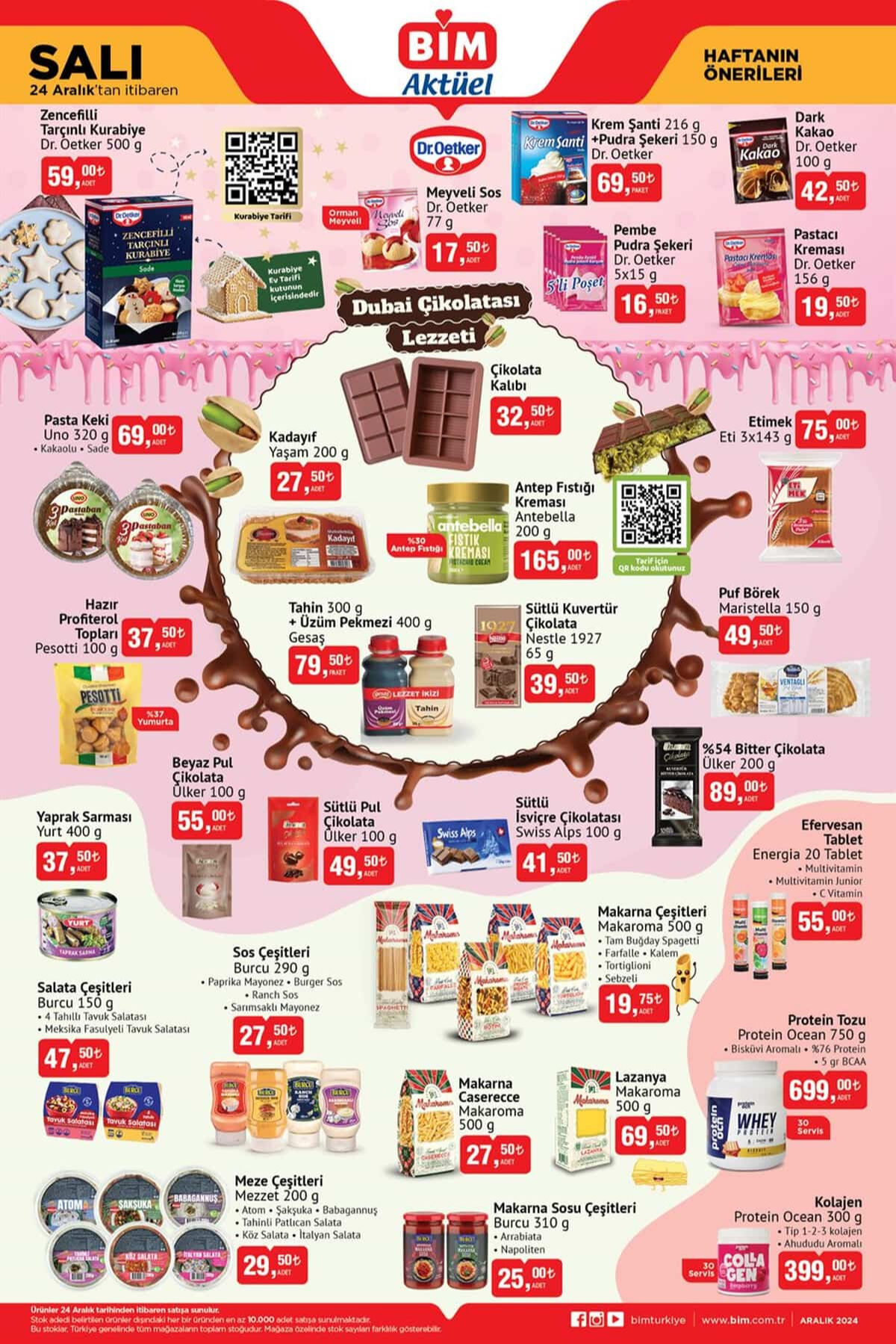 BİM 24 Aralık 2024 aktüel kataloğu: Pasta malzemelerinde dev indirim! - 1. Resim