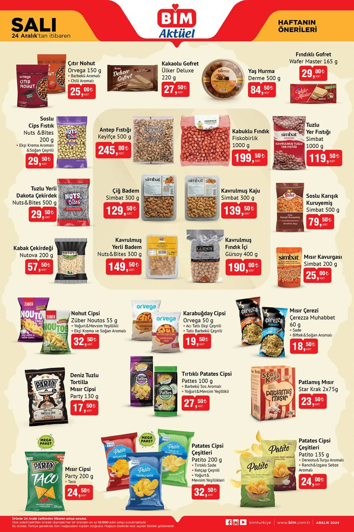 BİM 24 Aralık 2024 aktüel kataloğu: Pasta malzemelerinde dev indirim! - 2. Resim