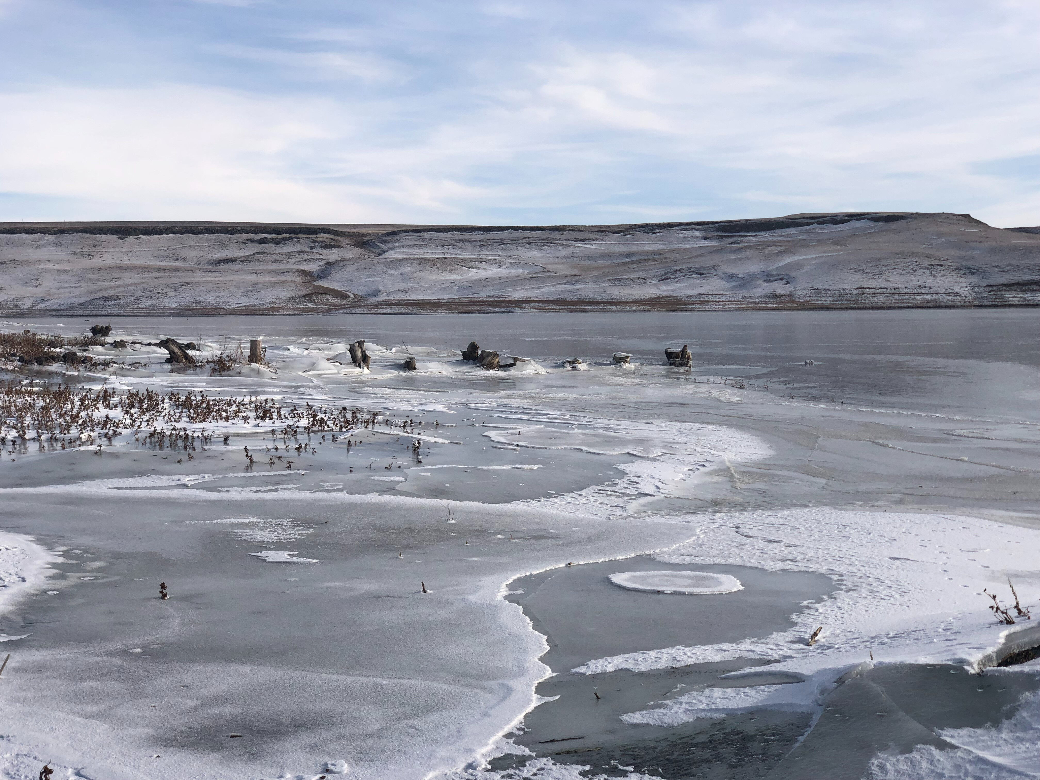 Burası Antarktika değil Türkiye! Hava sıcaklığı eksi 18 derece, baraj gölü buz tuttu - 6. Resim