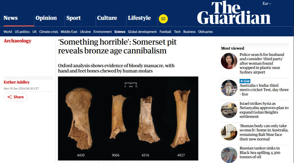 İngiltere'de ortaya çıkan tekimler tarihin en büyük yamyamlığını gözler önüne serdi! 4 bin yıllık vahşet - 2. Resim