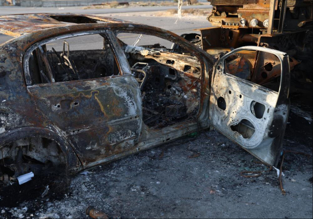 Suriye'deki kritik M5 Karayolu araç mezarlığına döndü - 3. Resim