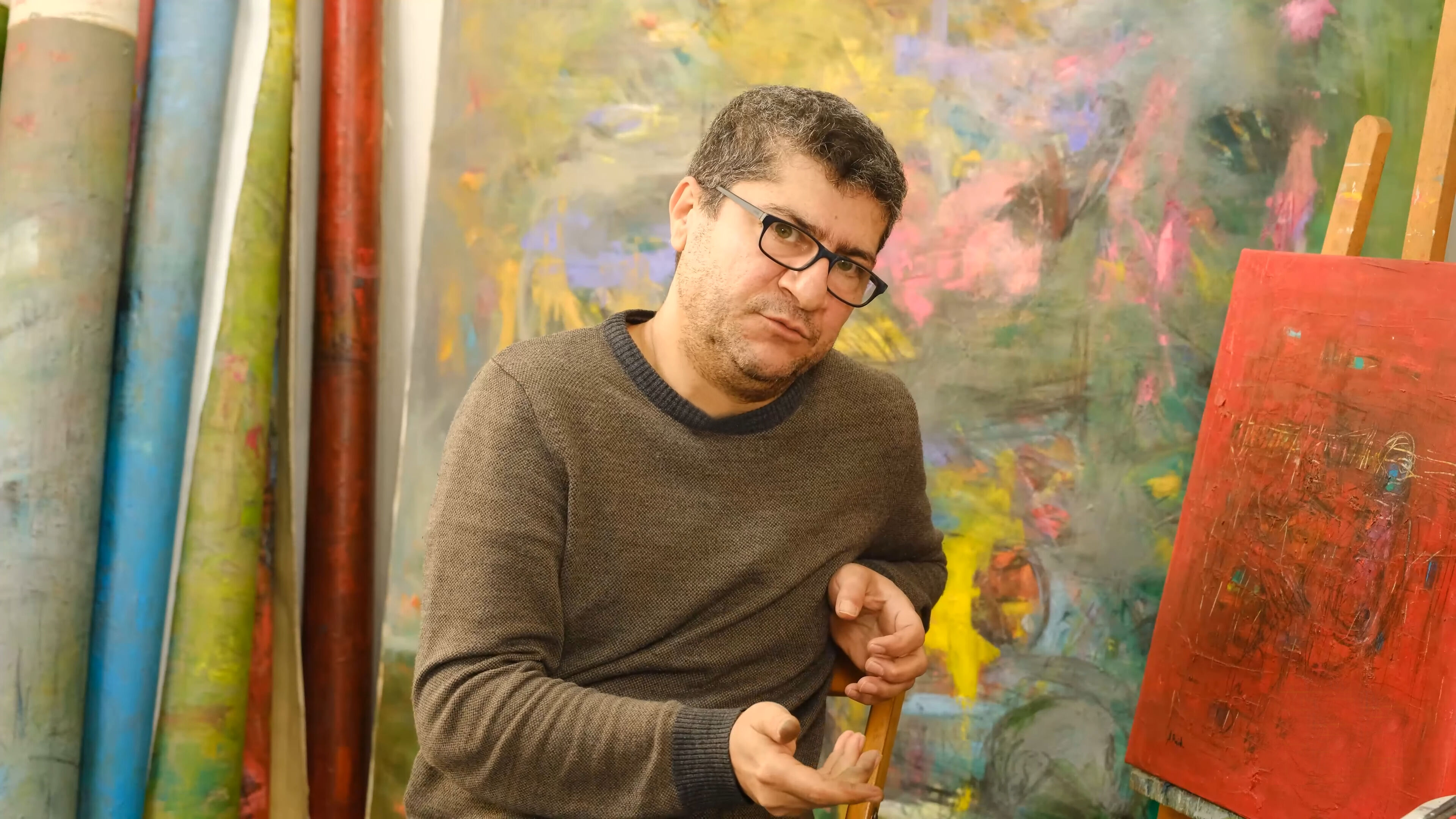 Dünya göçmenler gününde Suriyeli sanatçıları konuştuk: Dönmek kolay değil - 3. Resim