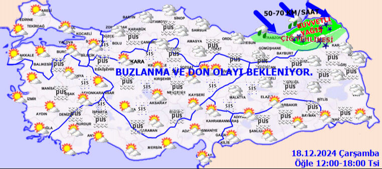 Meteoroloji'den kar, sağanak, fırtına ve çığ uyarısı! Birçok il alarm verdi, kuvvetle geliyor - 7. Resim