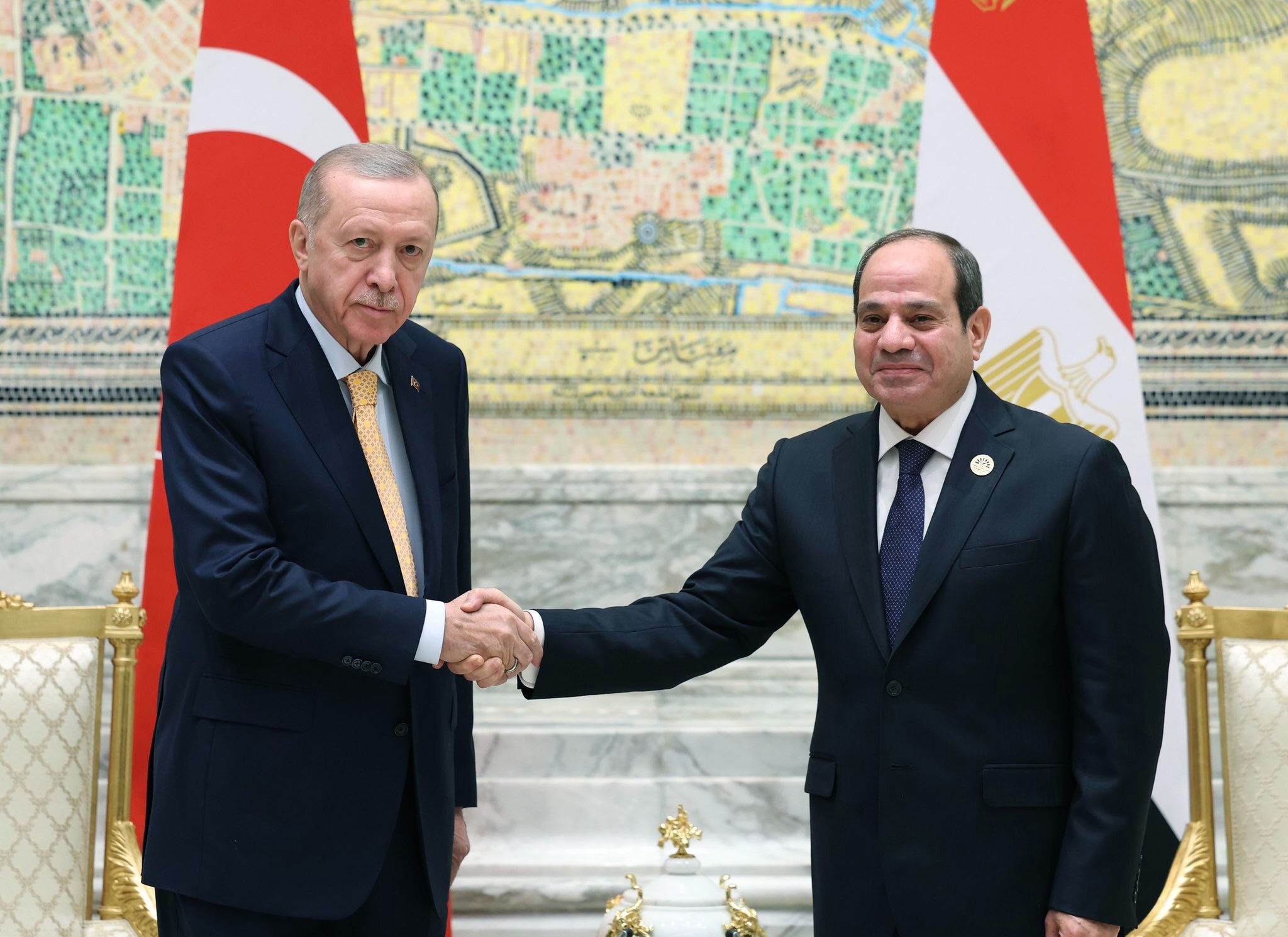 Cumhurbaşkanı Erdoğan, Sisi ve Pezeşkiyan ile bir araya geldi - 1. Resim