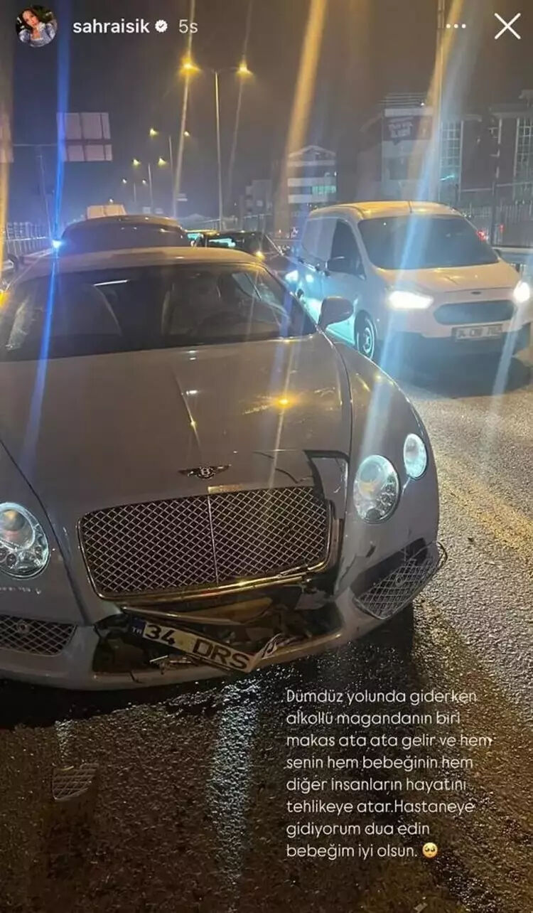 Hamile olan Survivor'ın eski yarışmacısı Sahra Işık trafik kazası geçirdi! Apar topar hastaneye kaldırıldı - 3. Resim