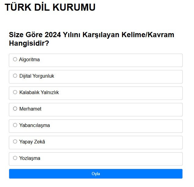 Türk Dil Kurumu yılın kelimesini seçiyor! 7 seçenek var, işte detaylar - 1. Resim