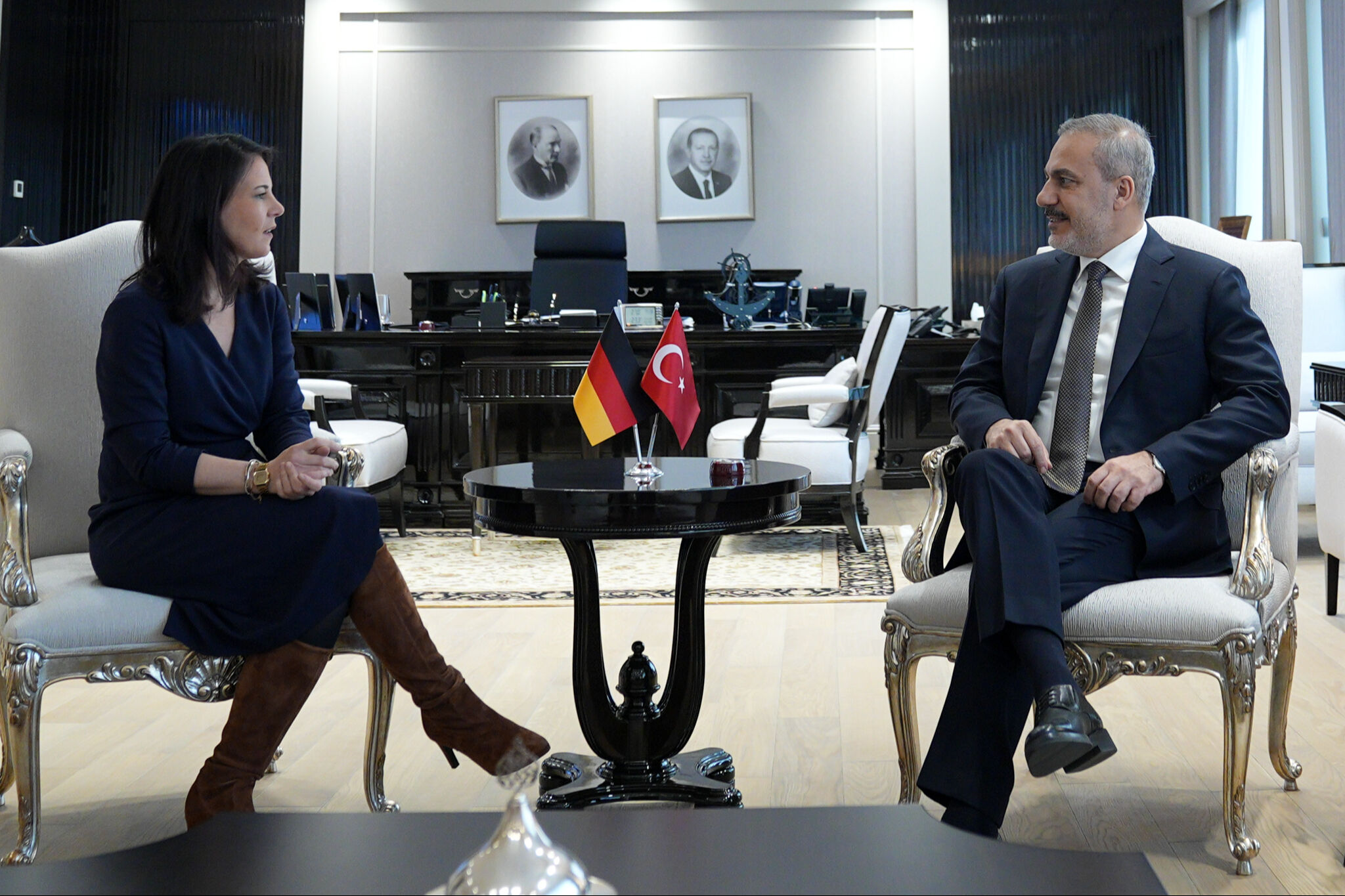 Bakan Fidan'dan Ankara'da BM Genel Sekreter Yardımcısı ve Alman mevkidaşını kabul etti Bakan Fidan'dan Ankara'da BM Genel Sekreter Yardımcısı ve Alman mevkidaşını kabul etti - 1. Resim