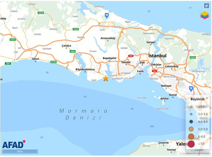 İstanbul'da az önce deprem oldu! AFAD ve Kandilli ilk verileri açıkladı - 1. Resim