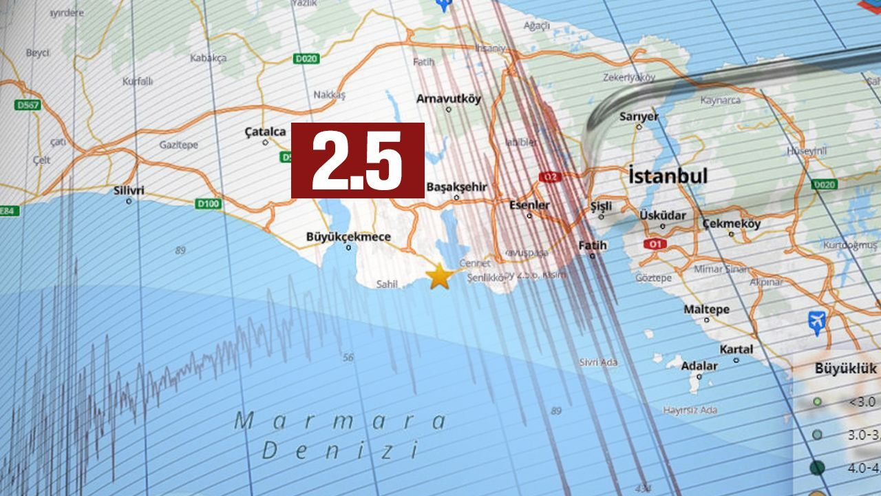 İstanbul&#039;da az önce deprem oldu! AFAD ve Kandilli ilk verileri açıkladı