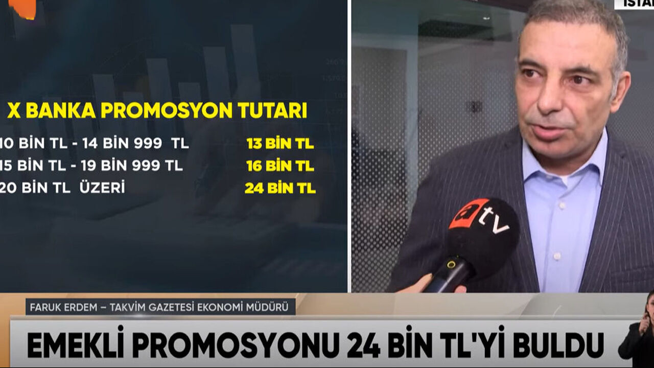 Emekli promosyonları 24 bin lirayı buldu! Tekrar promosyon nasıl alınır? Emekli promosyonları 24 bin lirayı buldu! Tekrar promosyon nasıl alınır? - 1. Resim
