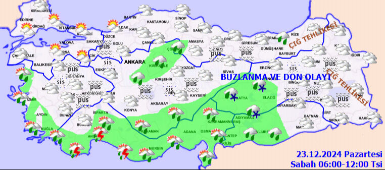 Meteoroloji'den kar, sağanak, fırtına ve çığ uyarısı! Birçok il alarm verdi, kuvvetle geliyor - 5. Resim