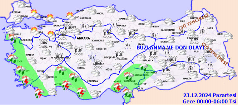 Meteoroloji'den kar, sağanak, fırtına ve çığ uyarısı! Birçok il alarm verdi, kuvvetle geliyor - 4. Resim