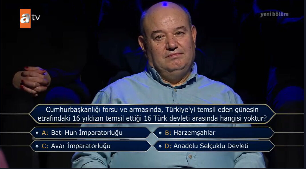 Milyoner'de tarihi gece! 1 milyon TL'lik 'Cumhurbaşkanlığı forsu' sorusunun cevabı - 2. Resim