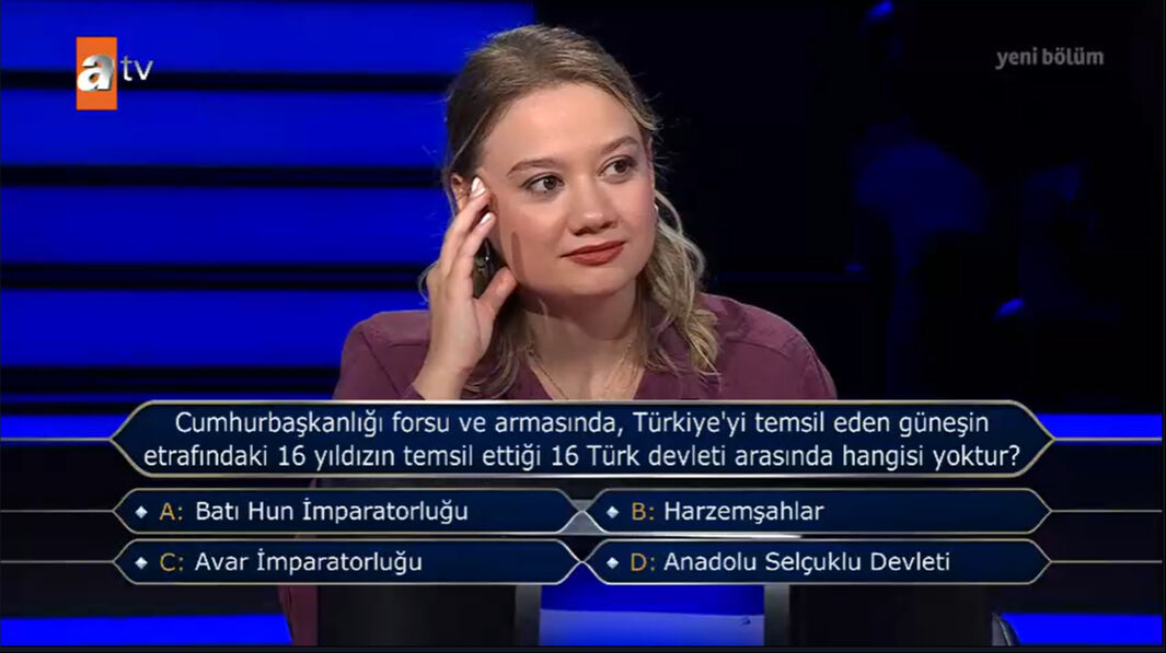Milyoner'de tarihi gece! 1 milyon TL'lik 'Cumhurbaşkanlığı forsu' sorusunun cevabı - 4. Resim