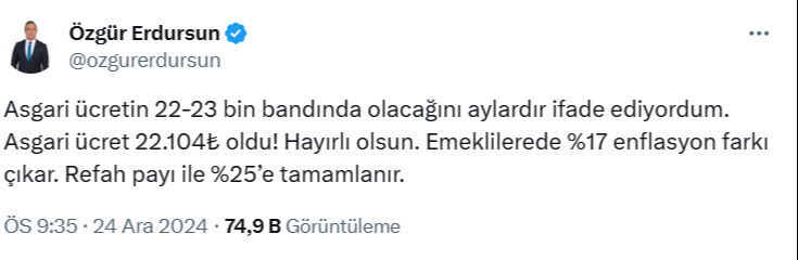 Asgari ücreti nokta atışı bilmişti! Emekli maaşı için rakam verdi - 3. Resim