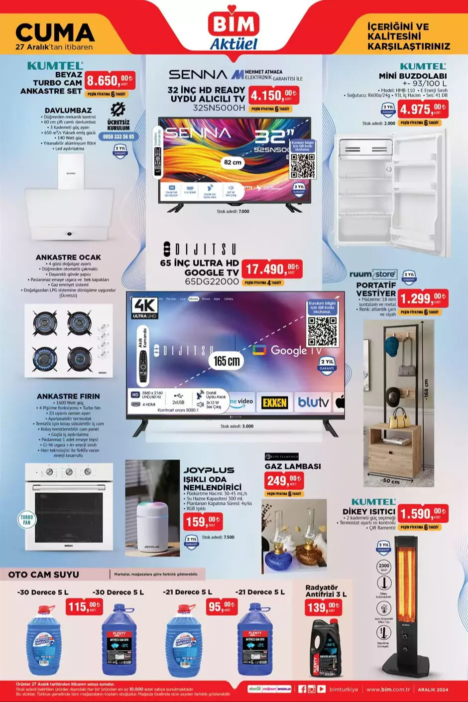 Bim'de bu hafta neler var?  27 Aralık Çarşamba birçok ürün BİM'de satışta  - 3. Resim