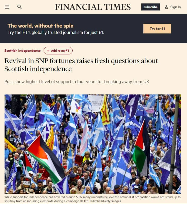 İskoçya'da 'İngiltere'den bağımsızlık çağrıları' yeniden canlanıyor İskoçya'da 'İngiltere'den bağımsızlık çağrıları' yeniden canlanıyor - 1. Resim