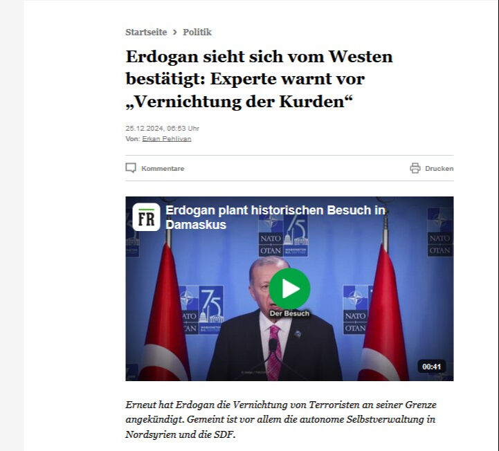 Alman basını duyurdu! "Batı Türkiye’nin SDG operasyonunu onayladı" Alman basını duyurdu! "Batı Türkiye’nin SDG operasyonunu onayladı" - 1. Resim