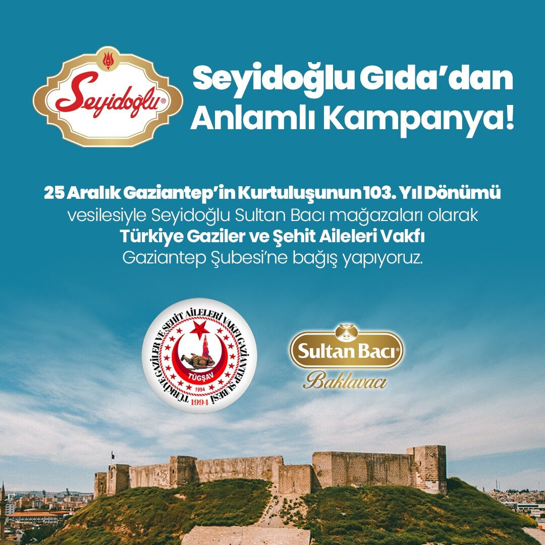 Seyidoğlu Gıda cirosunun yüzde 15’inin Şehit ve Gazi ailelerine bağışlayacak! - 2. Resim