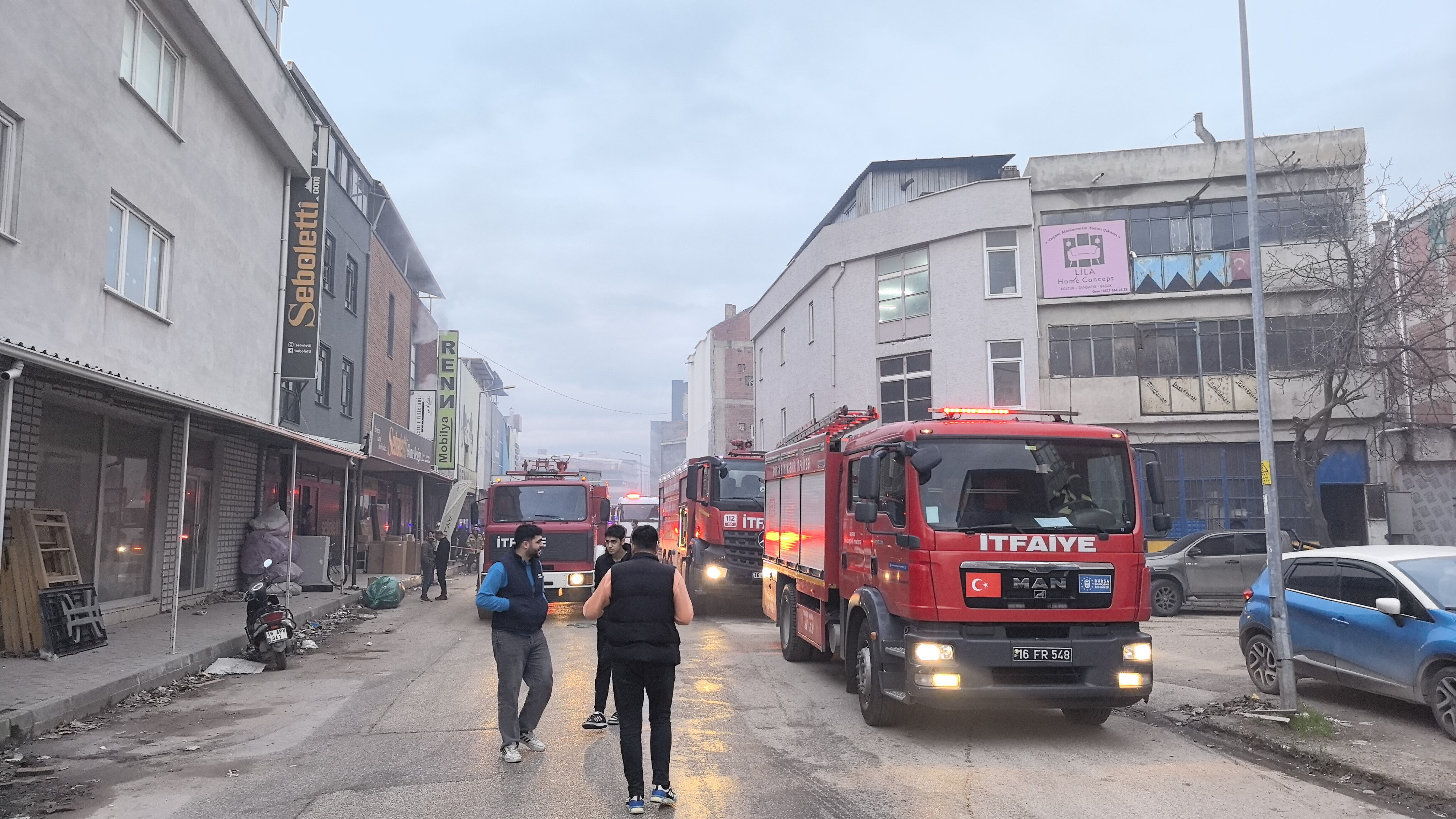 İnegöl'de yangın! Facia kıl payı önlendi - 2. Resim