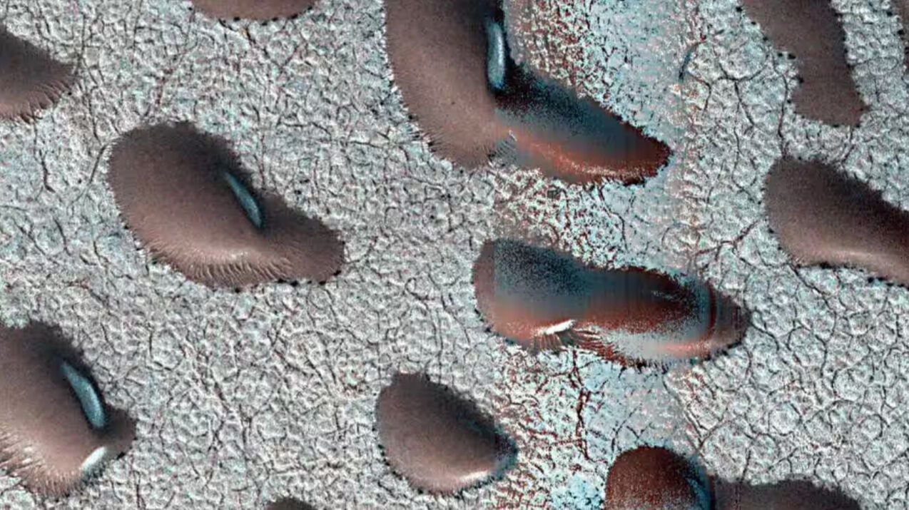 Mars'ta kış manzarası fotoğraflandı! Dünya'daki kıştan çok farklı - 2. Resim