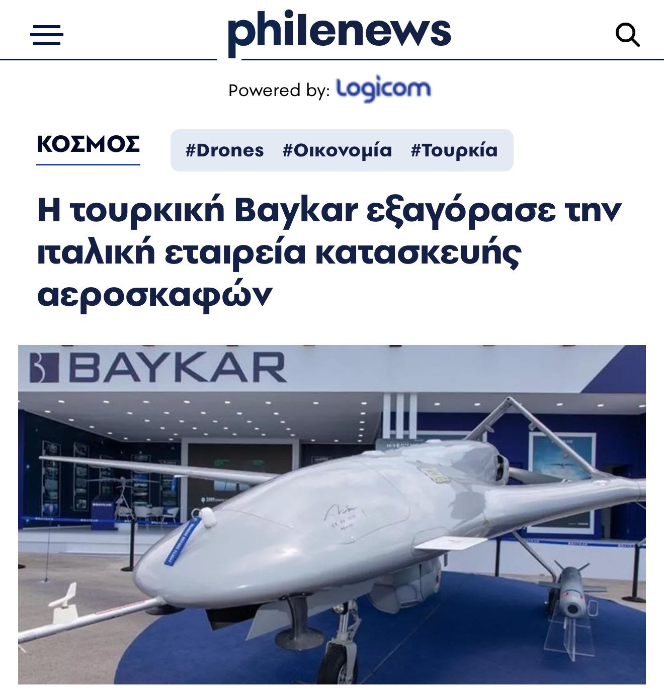 Baykar Dünya medyasında! Piaggio Aerospace Türk oluyor - 2. Resim