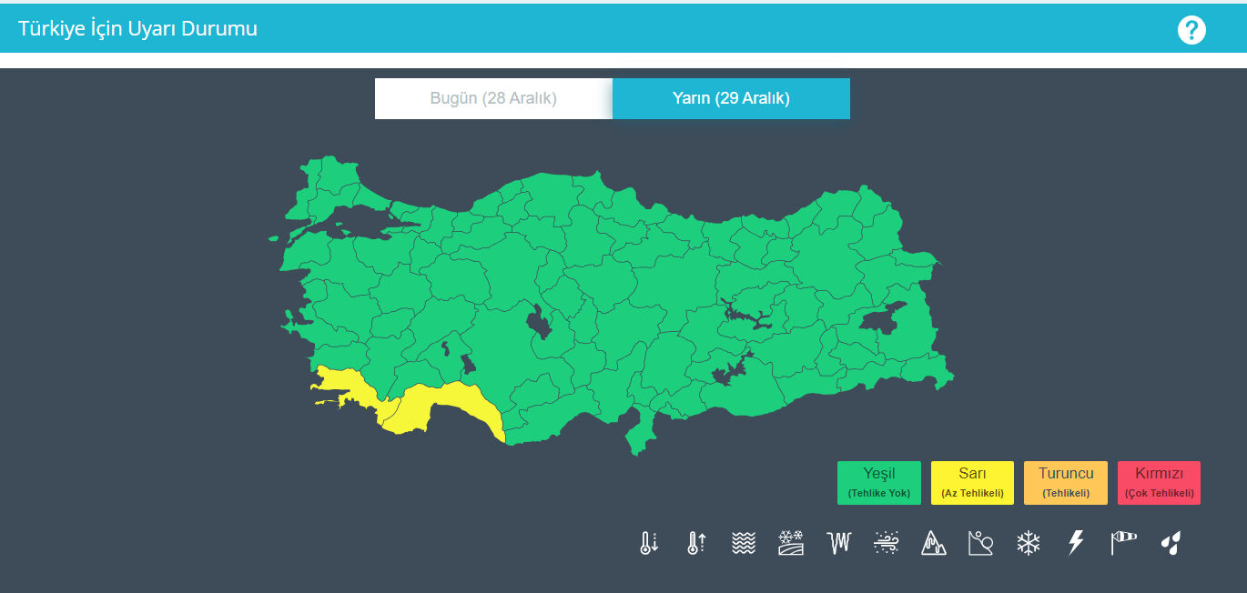 Kar, sağanak, çığ, fırtına... İstanbul dahil birçok il için uyarı! Meteoroloji ve AKOM yılbaşı öncesi gün gün açıkladı - 1. Resim