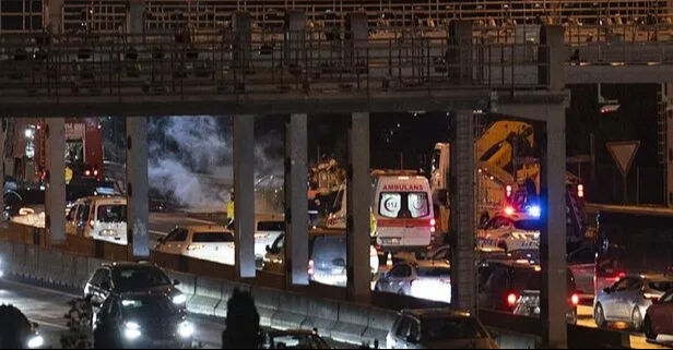 15 Temmuz Şehitler Köprüsü'nde sıcak saatler! Trafiğe kapatıldı - 1. Resim