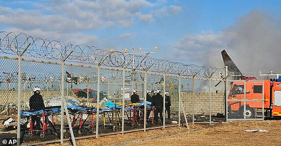 Güney Kore'de inişe geçen yolcu uçağı duvara çarptı! Çok sayıda ölü ve yaralı var - 2. Resim