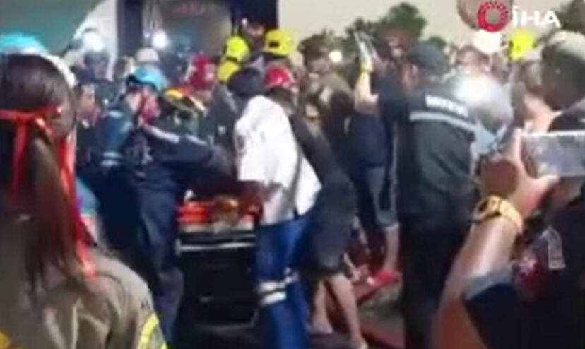 Bangkok'ta otel alevlere teslim oldu! 3 turist hayatını kaybetti - 1. Resim