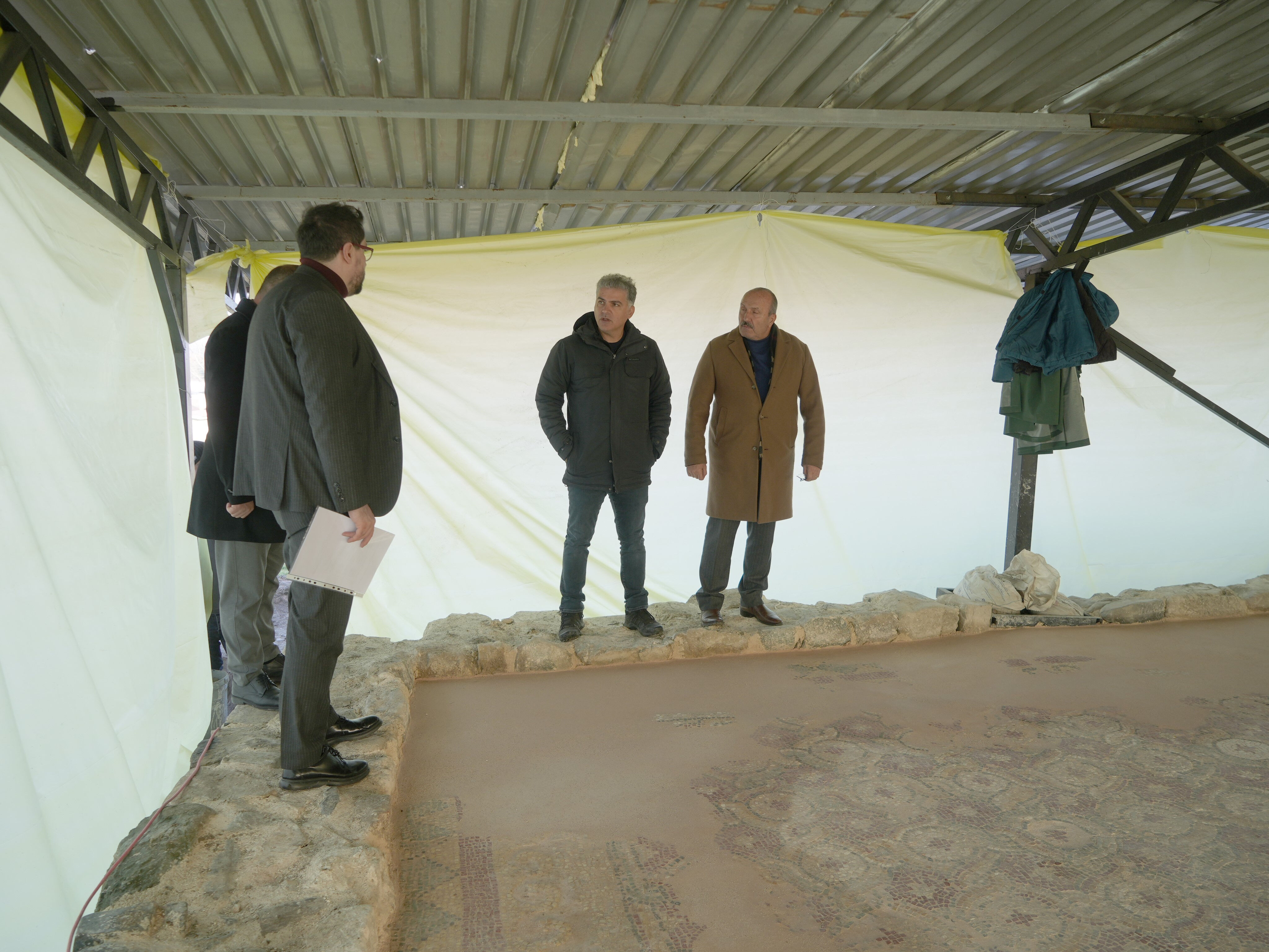 Kastamonu'daki antik villaya 1800 yıllık mozaikleri yerleştirildi Kastamonu'daki antik villaya 1800 yıllık mozaikleri yerleştirildi - 3. Resim