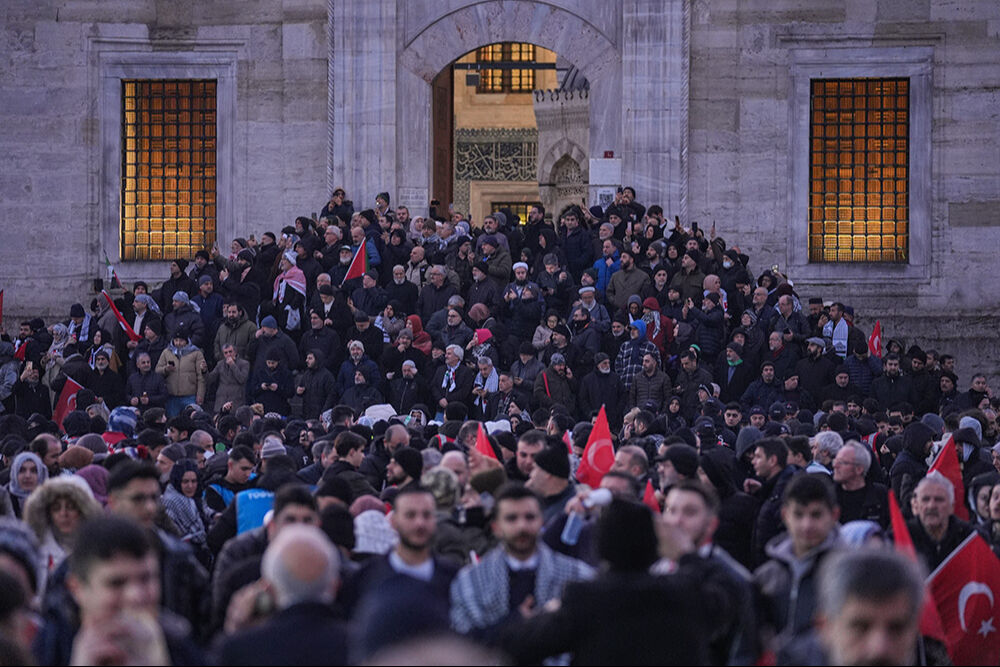 İstanbul'da büyük buluşma! Yüz binlerce insan Filistin için akın etti - 3. Resim