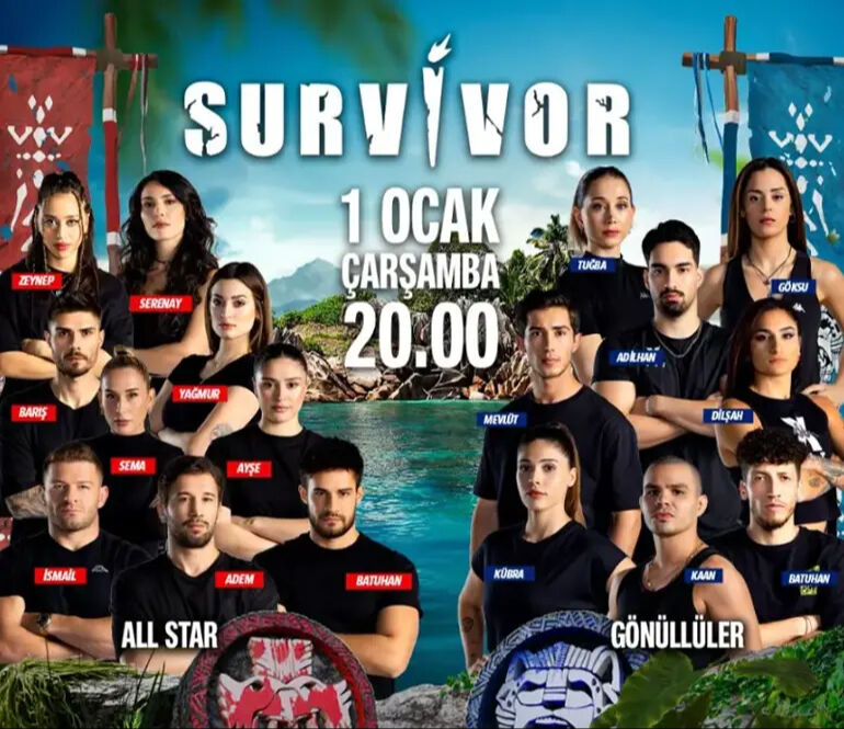 Survivor saat kaçta başlıyor? Survivor 2025’te ünlüler ve gönüllüler yarışacak  - 1. Resim