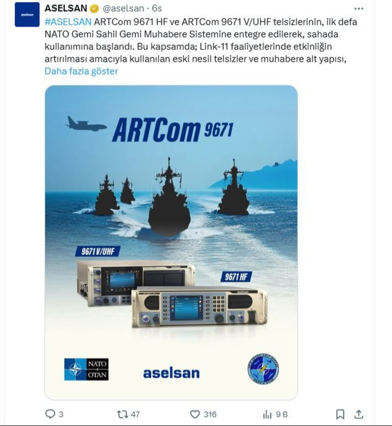 ASELSAN’dan NATO’ya yerli teknoloji! Bir ilke imza atıldı - 1. Resim