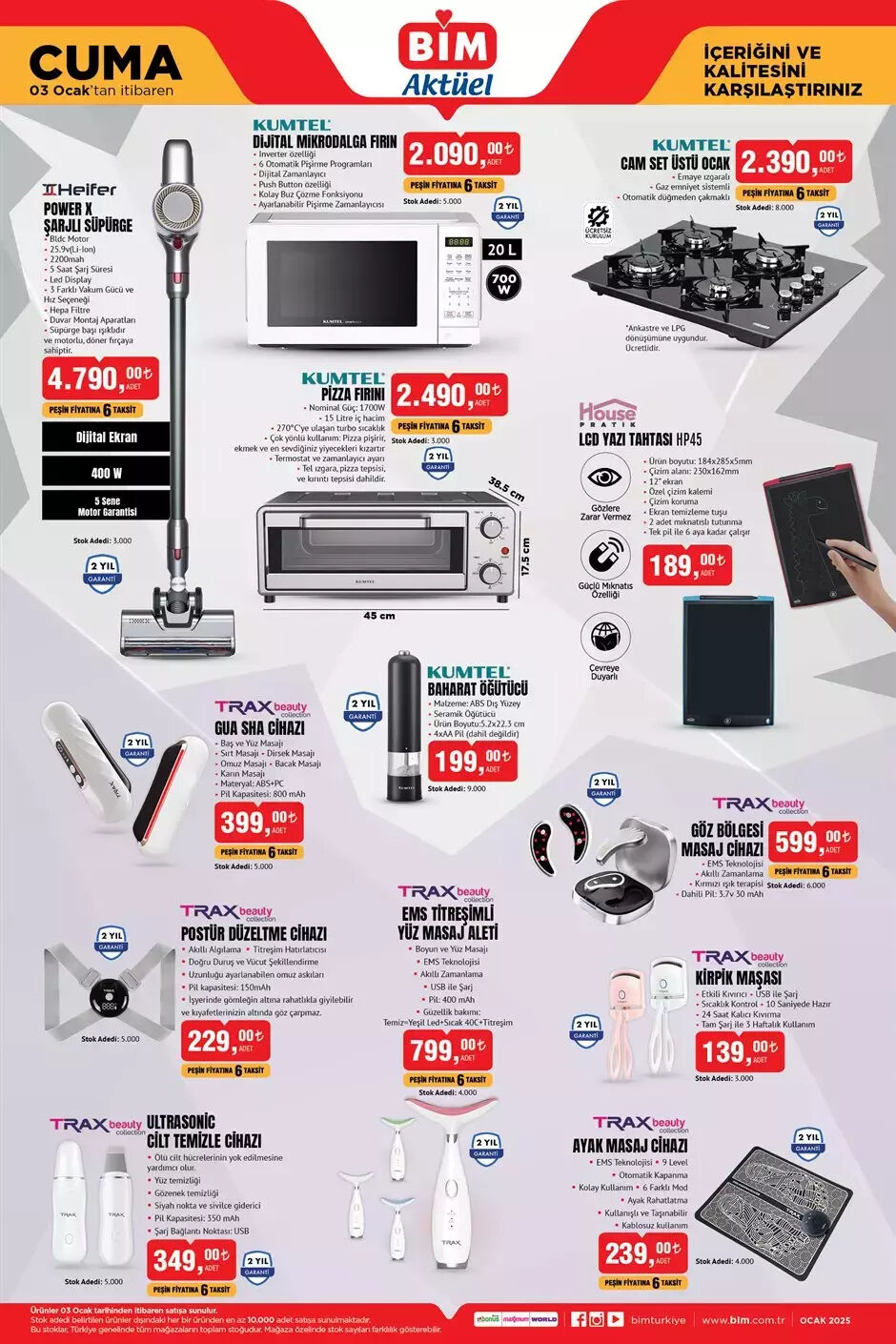 BİM 3 Ocak indirimli kataloğunda hangi ürünler var? Figürlü Pankek Tavası, 4'lü Gravürlü Cam Fincan Seti raflarda yerini aldı  - 1. Resim