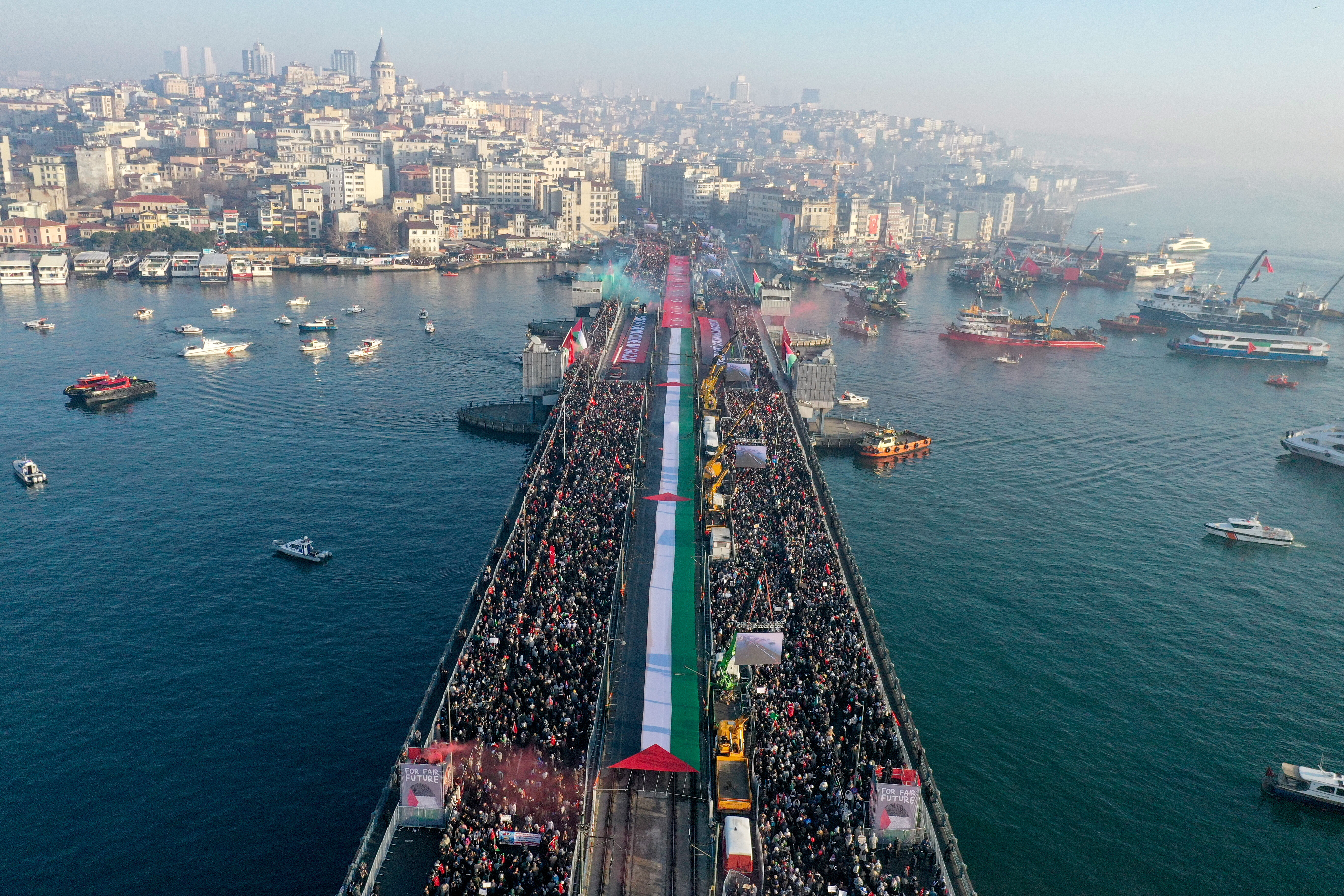 İstanbul’dan Gazze’ye mesaj: Yalnız değilsiniz - 5. Resim