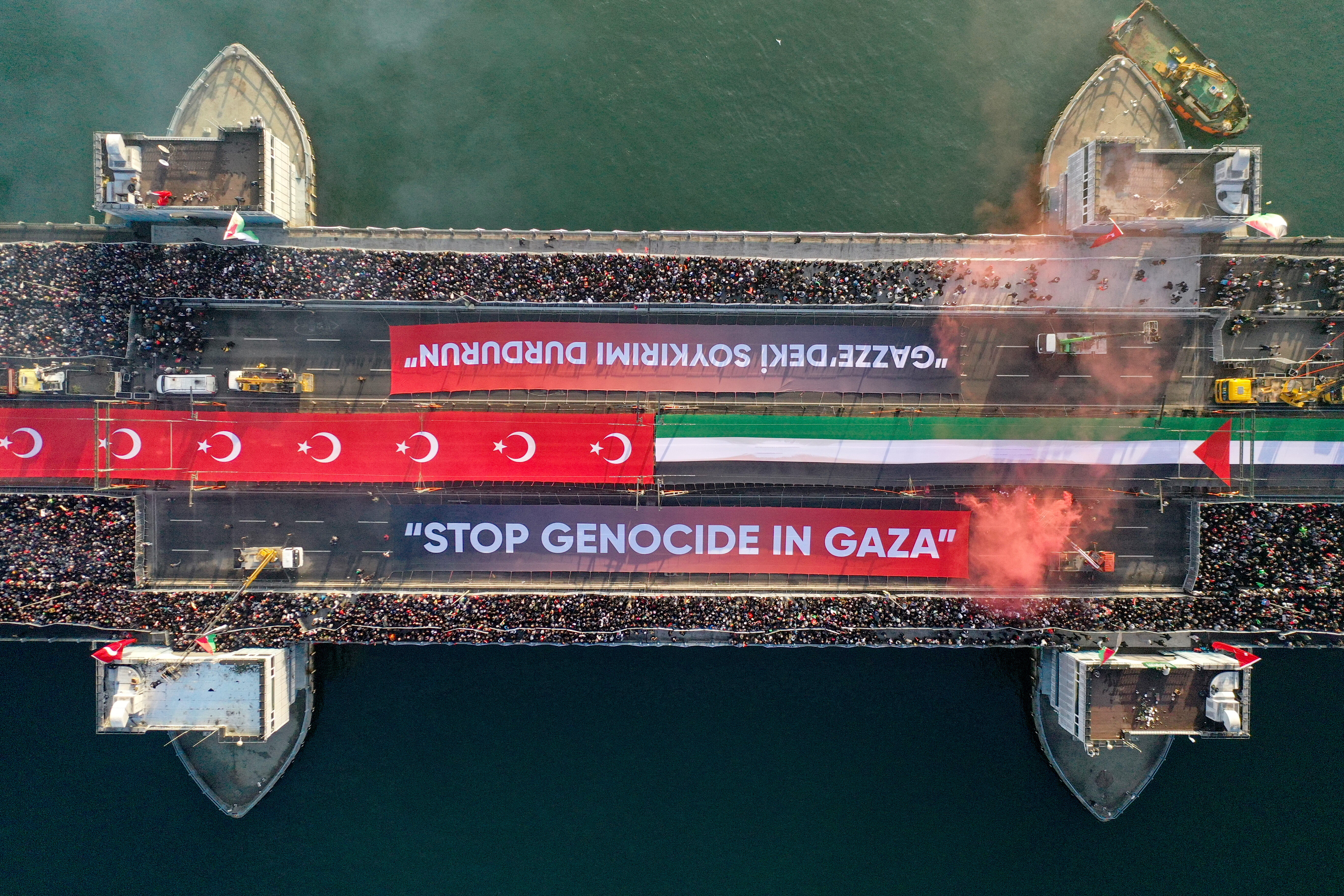 İstanbul’dan Gazze’ye mesaj: Yalnız değilsiniz - 6. Resim