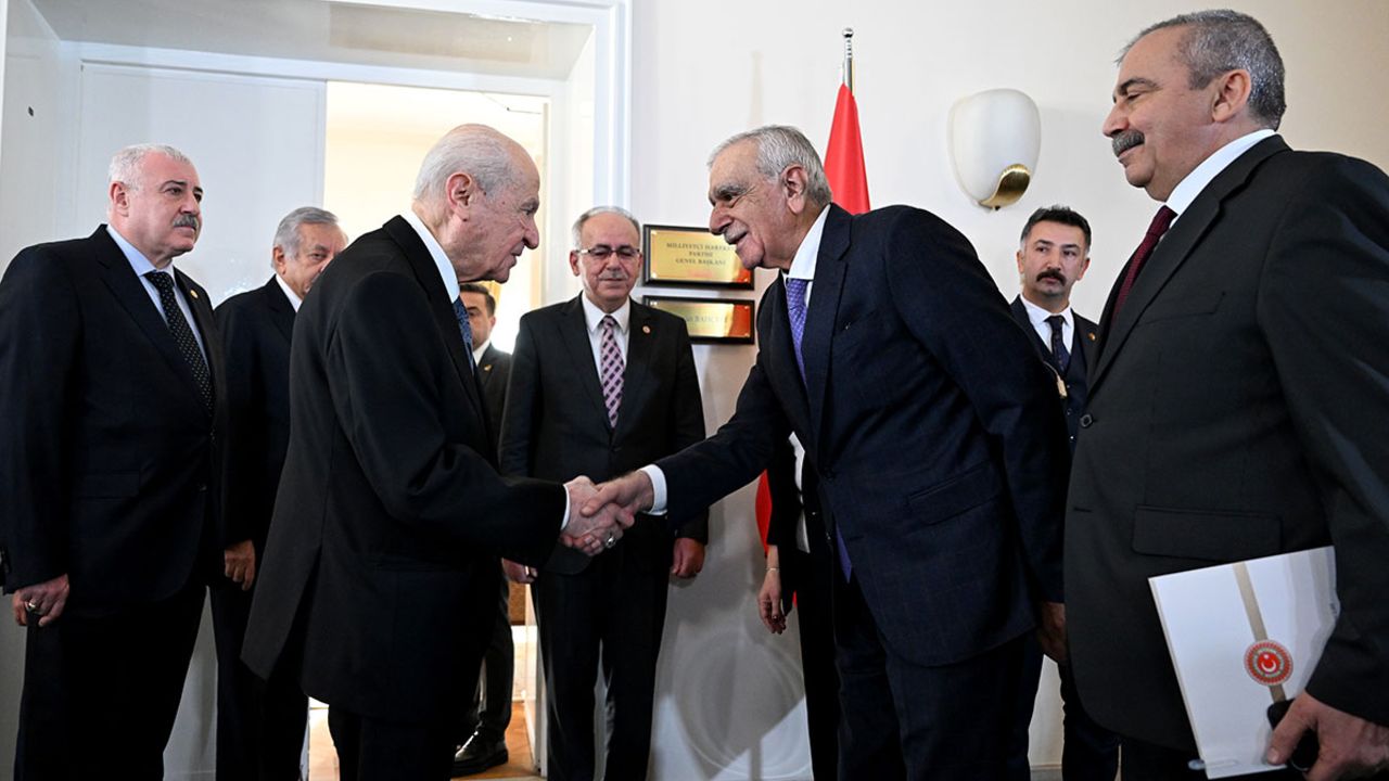  -Bahçeli-DEM görüşmesi sonrası tarih verildi