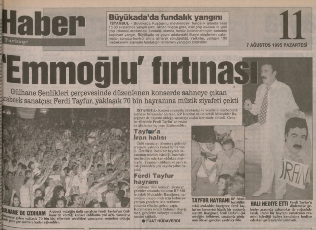 Ferdi Tayfur konserleri tarihe geçti: Siyasetçiler bu kalabalıkları toplayamadı - 1. Resim
