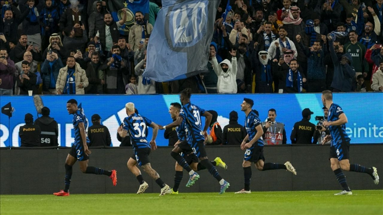 İtalya Süper Kupası&#039;nda Atalanta&#039;yı 2-0 yenen Inter, finale çıktı