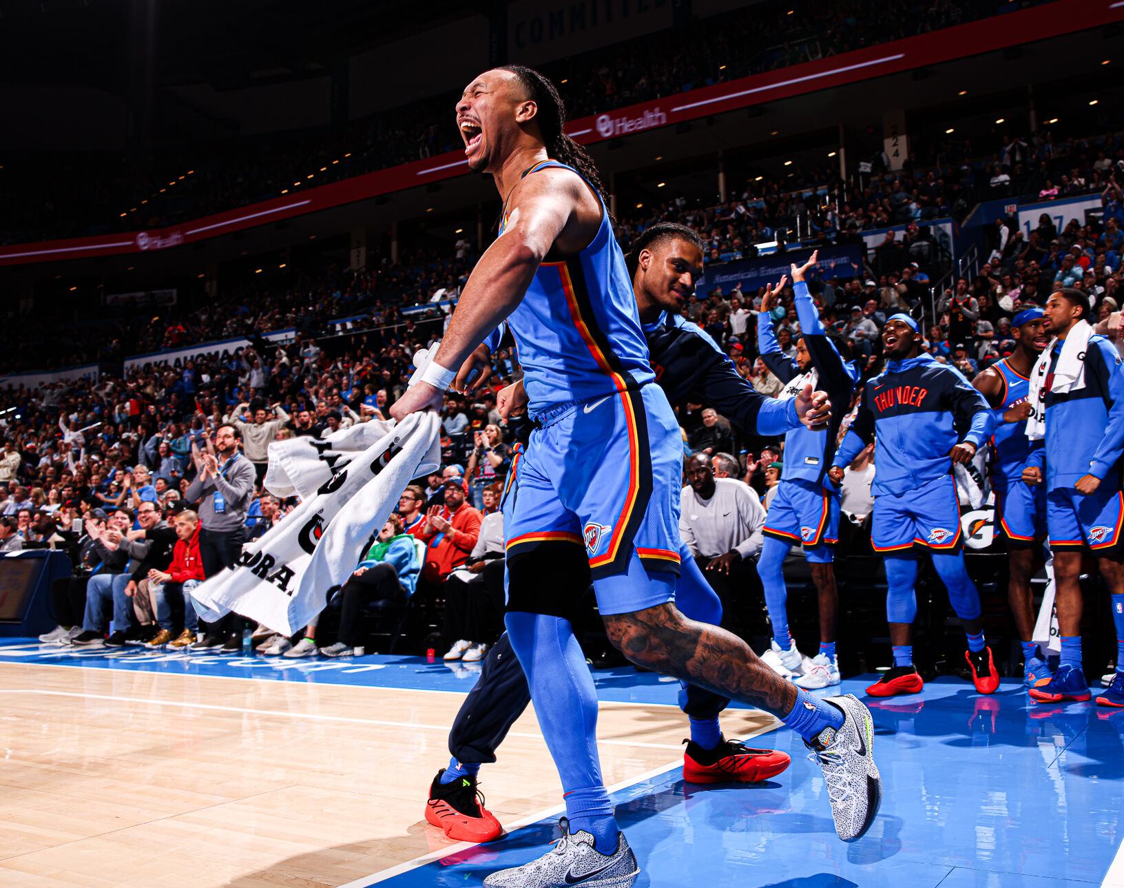 Oklahoma City Thunder, üst üste 13. galibiyetini aldı - 1. Resim