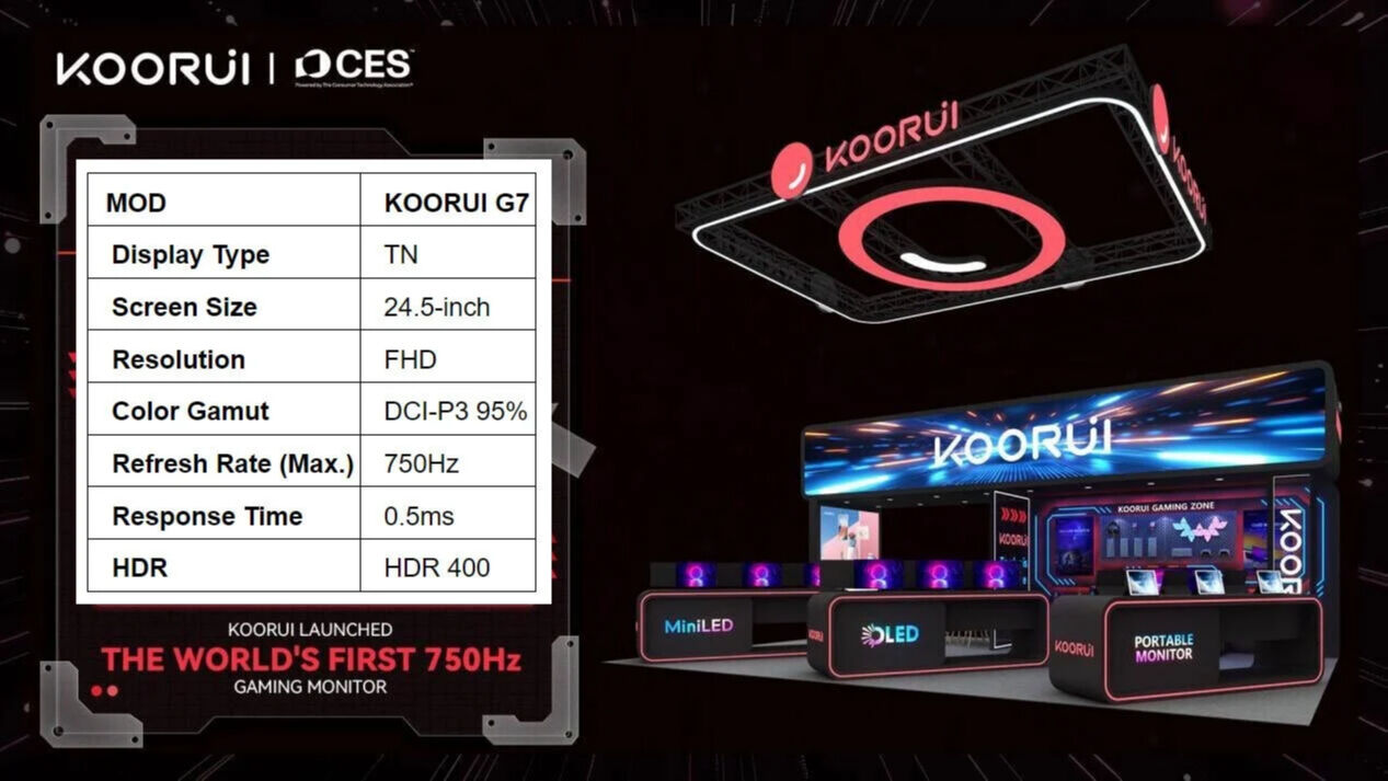 Çin'den 750 Hz oyuncu monitörü geliyor! CES 2025'te tanıtılacak - 1. Resim