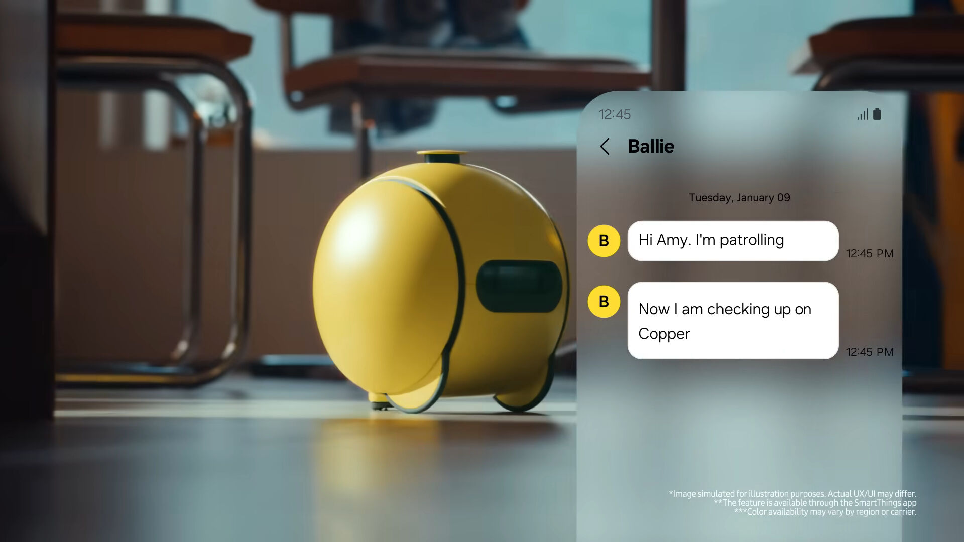2020 yılında tanıtılmıştı! Samsung, Ballie'nin çıkış tarihini duyurdu - 1. Resim