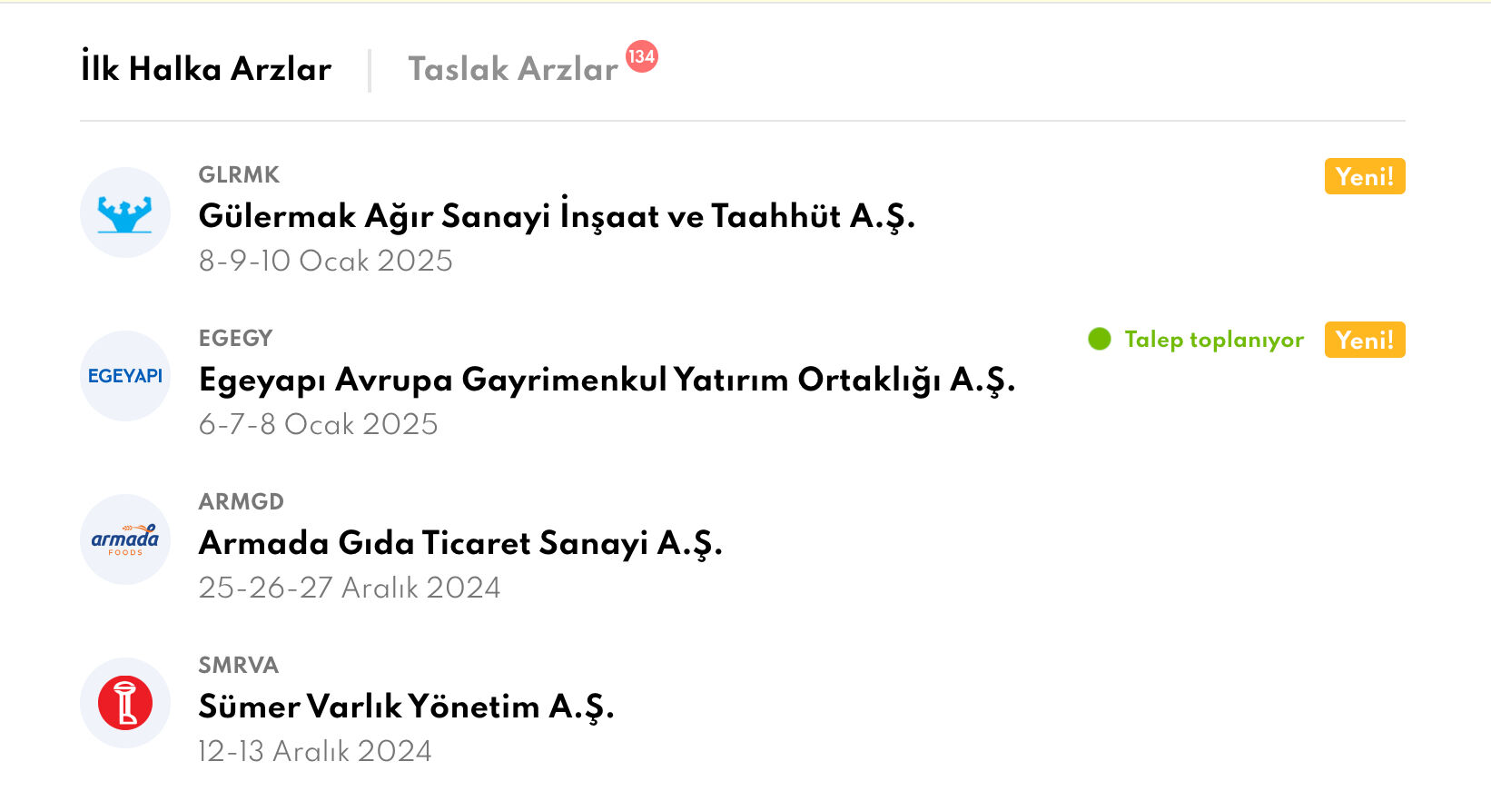 Egeyapı halka arz ile talep toplayacak: Halka arz takvimi açıklandı! Halka arz takvimi açıklandı: 6-8 Ocak Egeyapı A.Ş. (EGEGY) talep topluyor! - 3. Resim