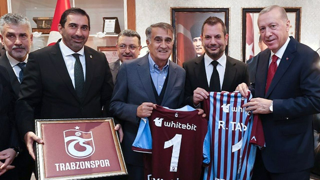 Trabzonspor&#039;dan Cumhurbaşkanı Recep Tayyip Erdoğan&#039;a teşekkür